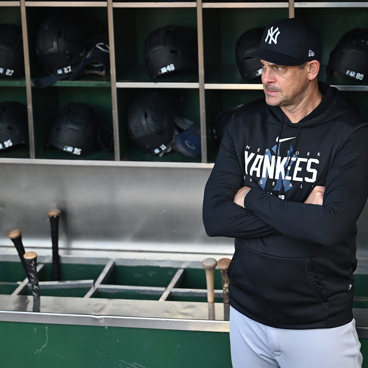 Yankees Manager Aaron Boone Caught on Hot Mic Berating Umpire - Men's  Journal