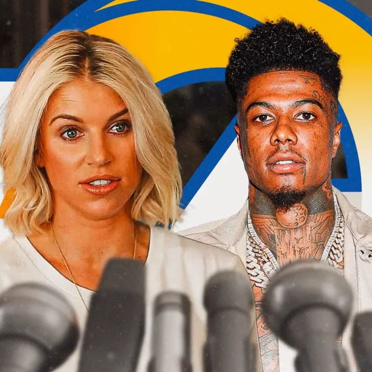 Karen Rapper Blueface Claps Back at Kelly Stafford for Criticism at Los  Angeles Rams Game - Mens Journal | The NFL Life