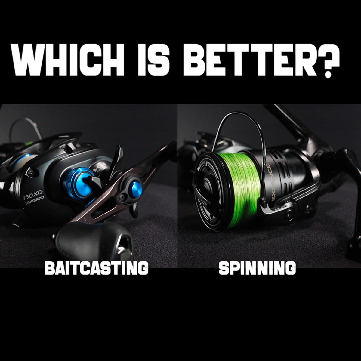 Baitcaster vs Spinning Reel