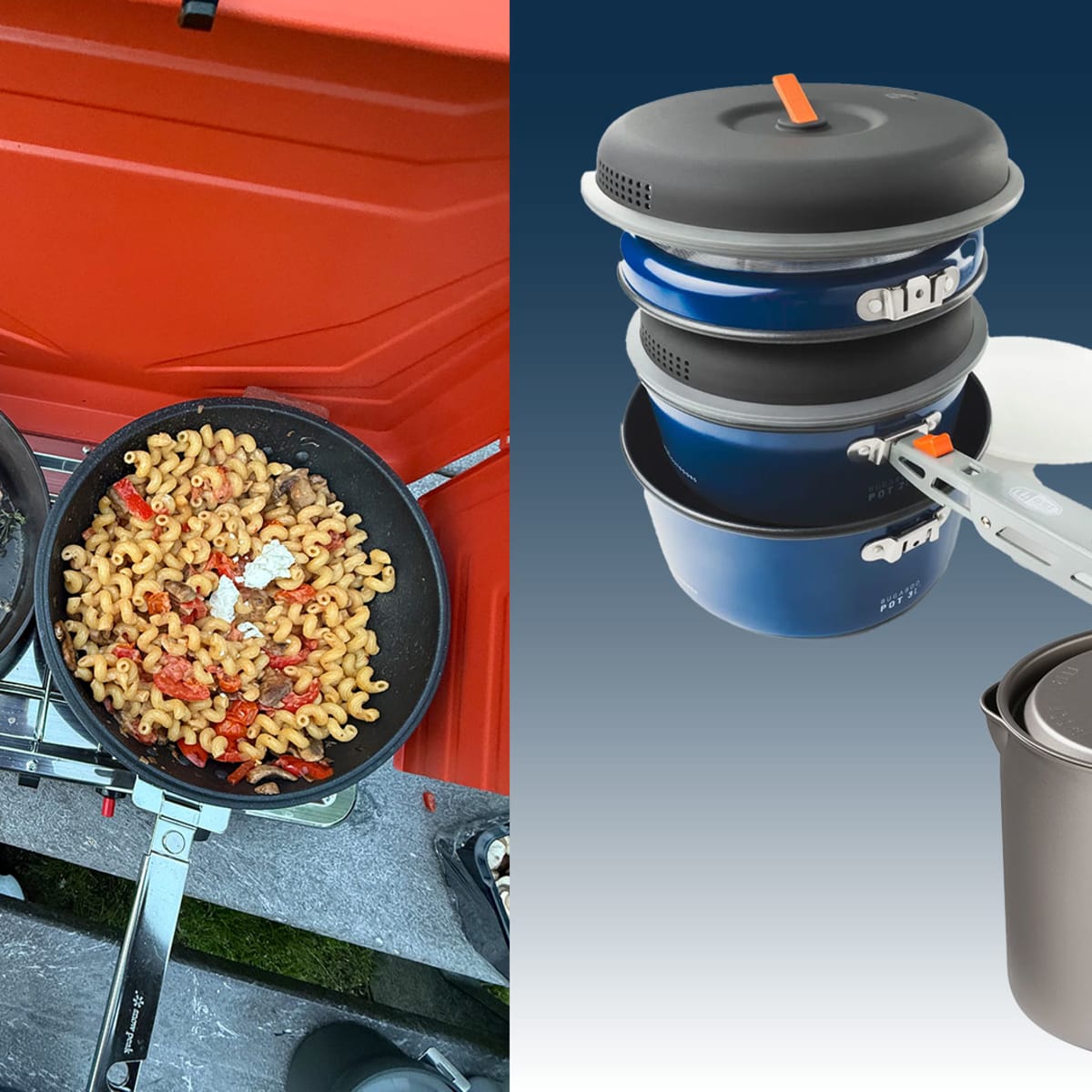 Cooking Gear GSI Camper Cookware Camping Cookware Camp Cookset