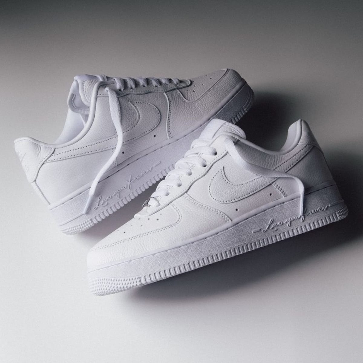 Drake NOCTA Drop Nike Air Force 1 Love You Forever Men s Journal Sneakers