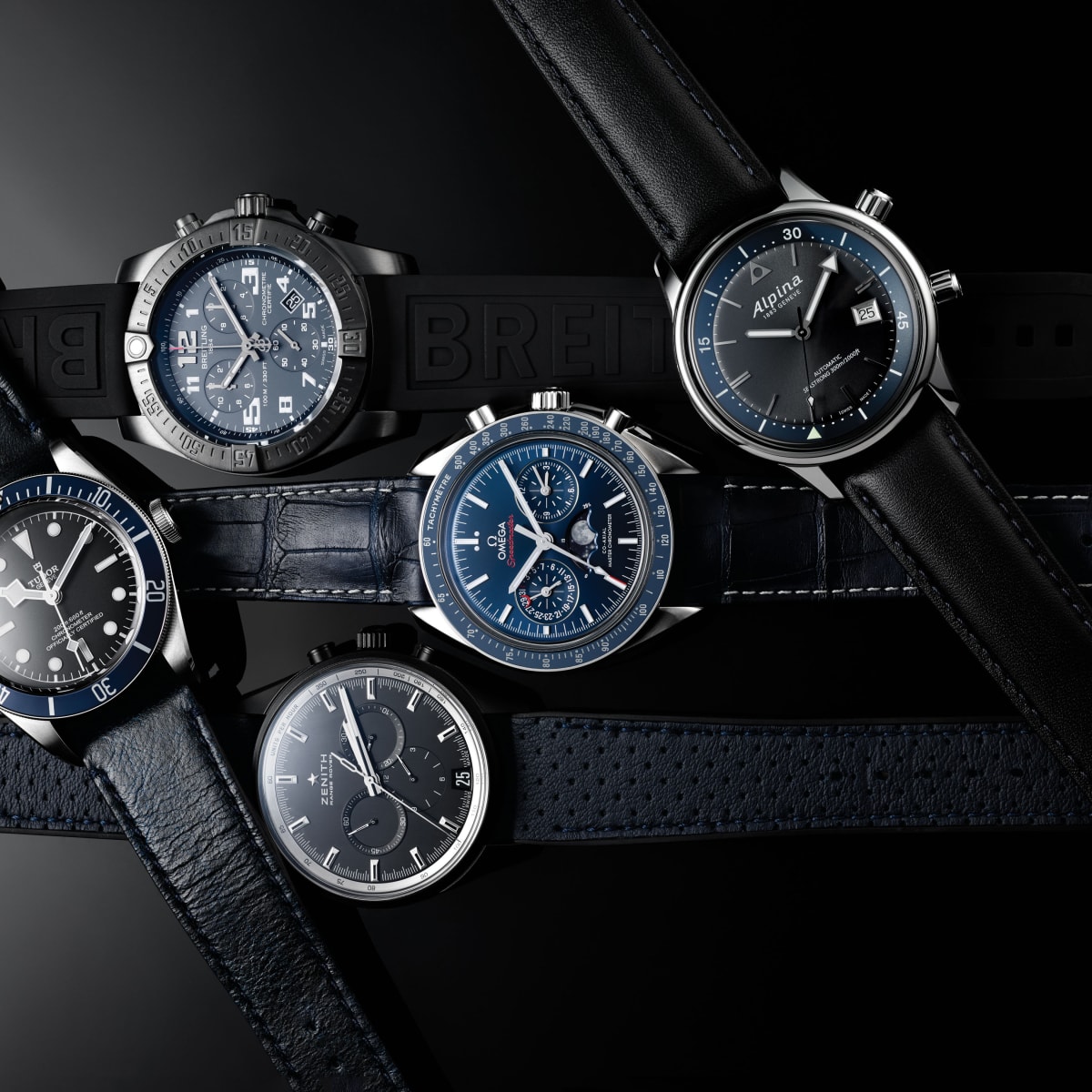 Blue black watch hot sale