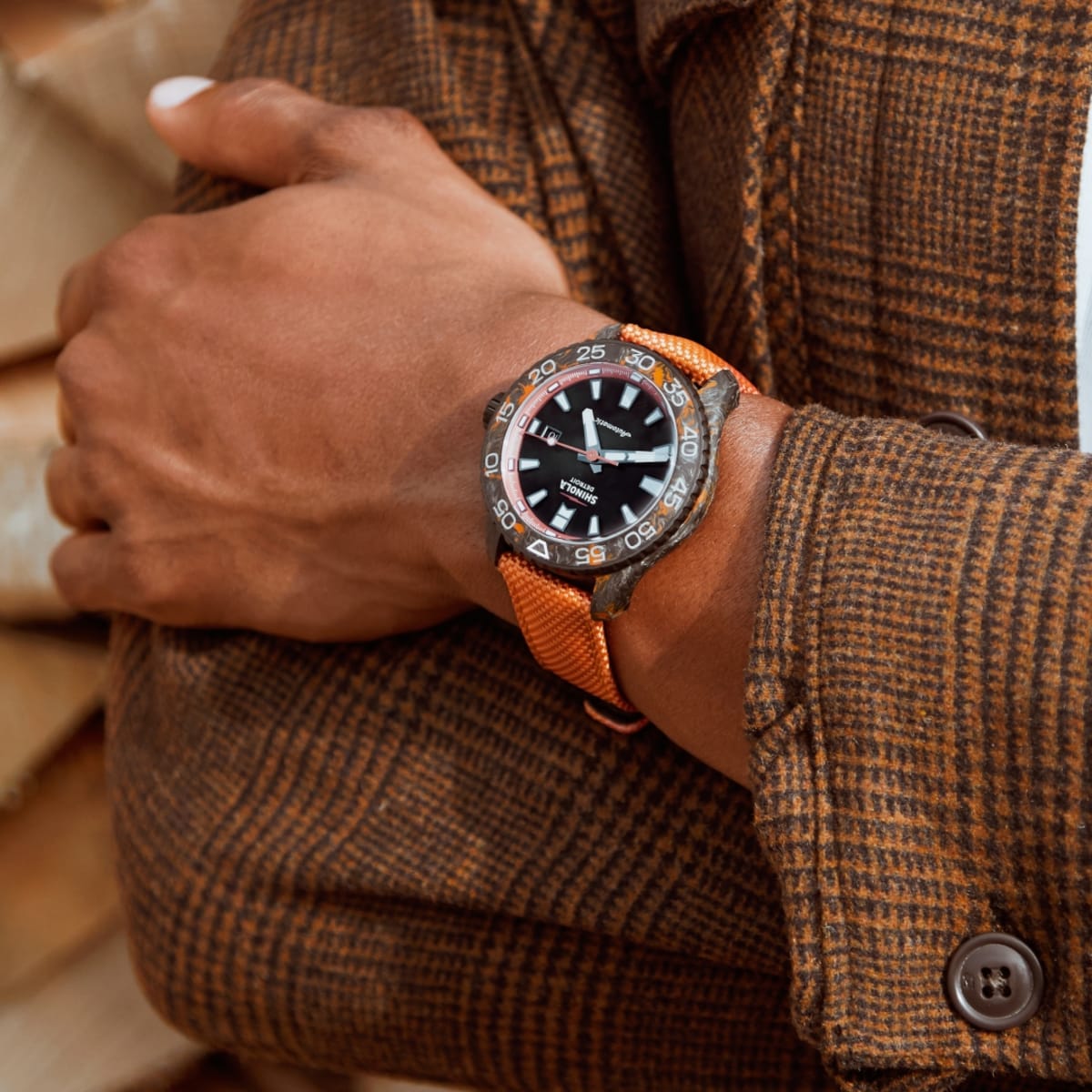 Shinola diver watch top