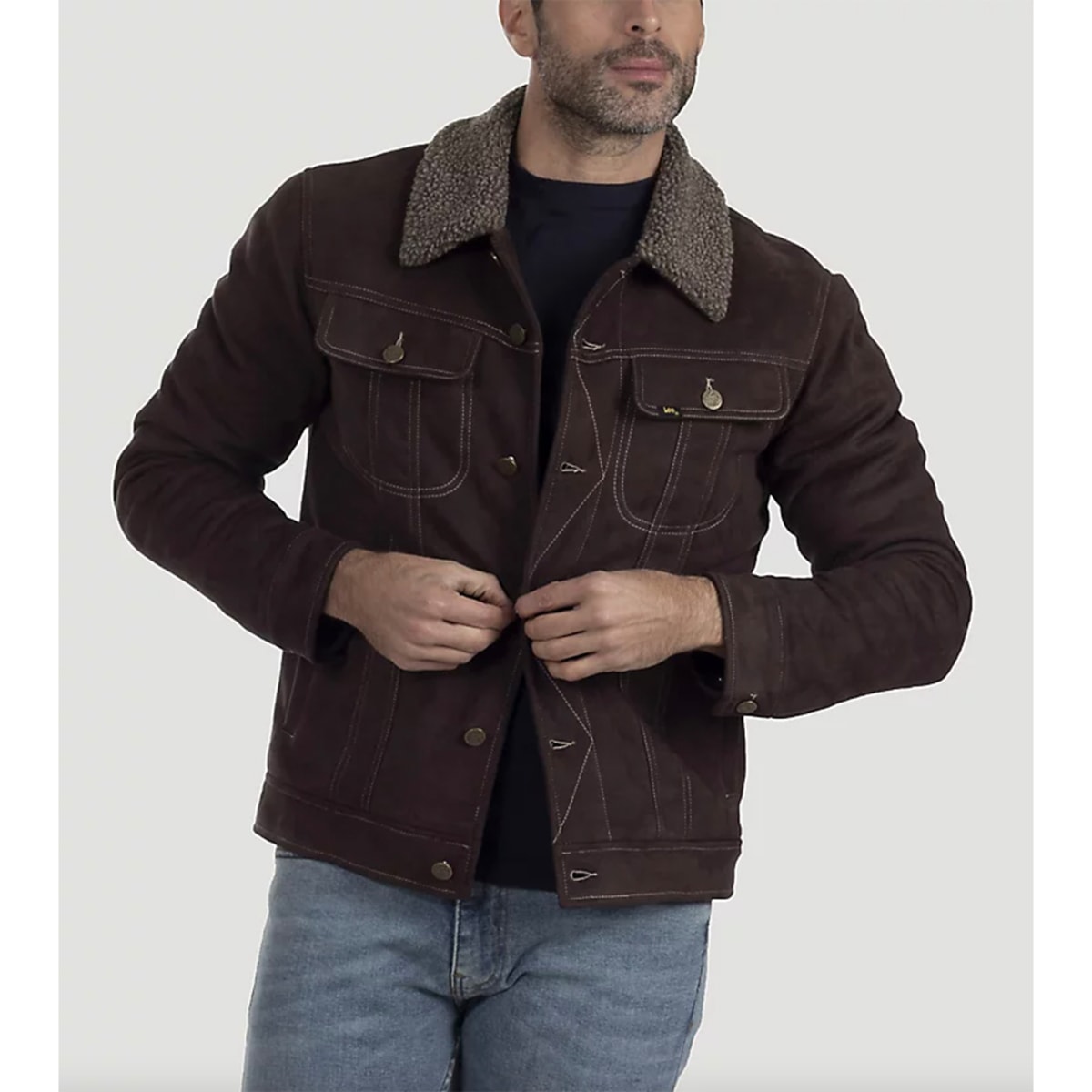 Lee jeans sherpa jacket sales