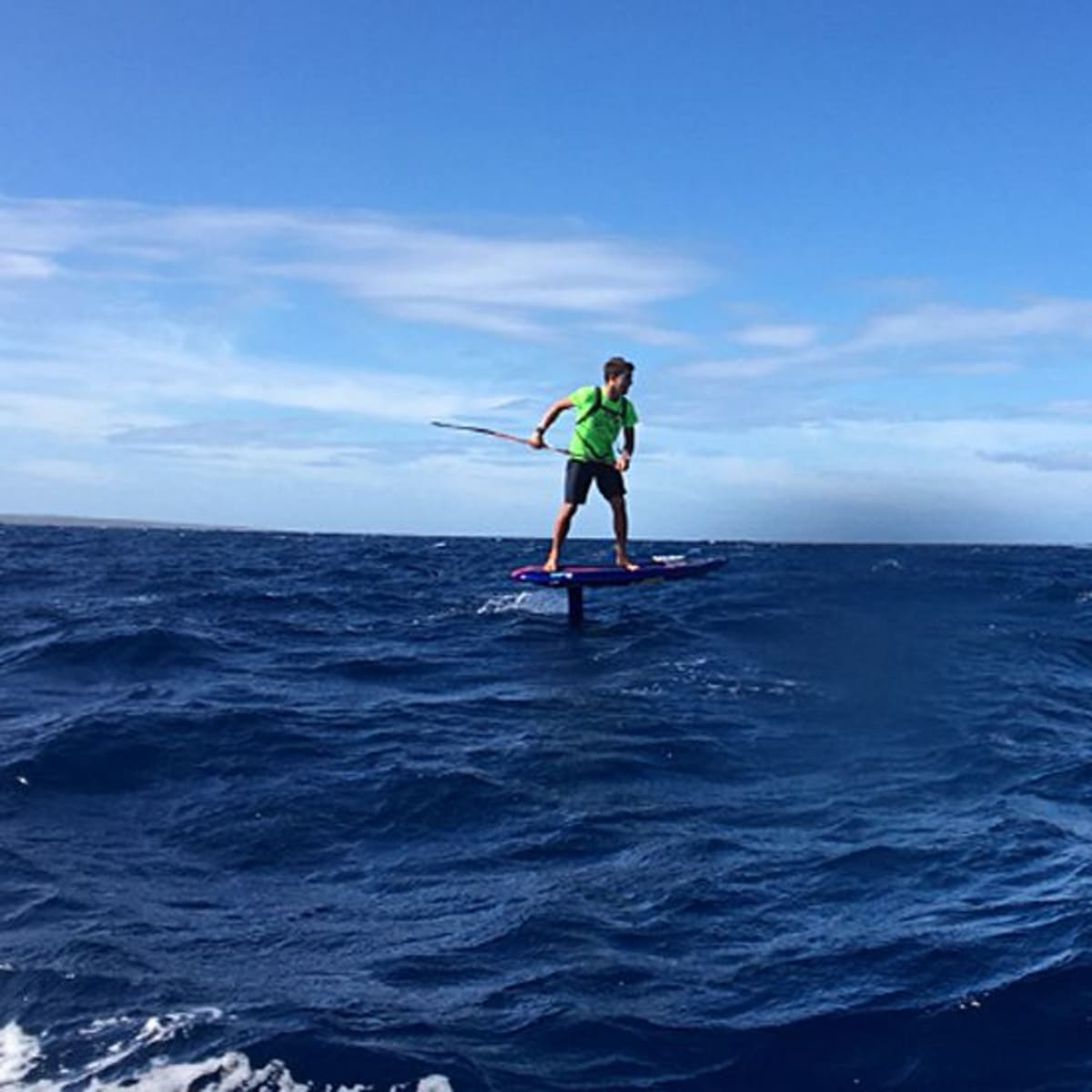 Kai Lenny Makes Hydrofoil History at the Molokai 2 Oahu Race Men s Journal