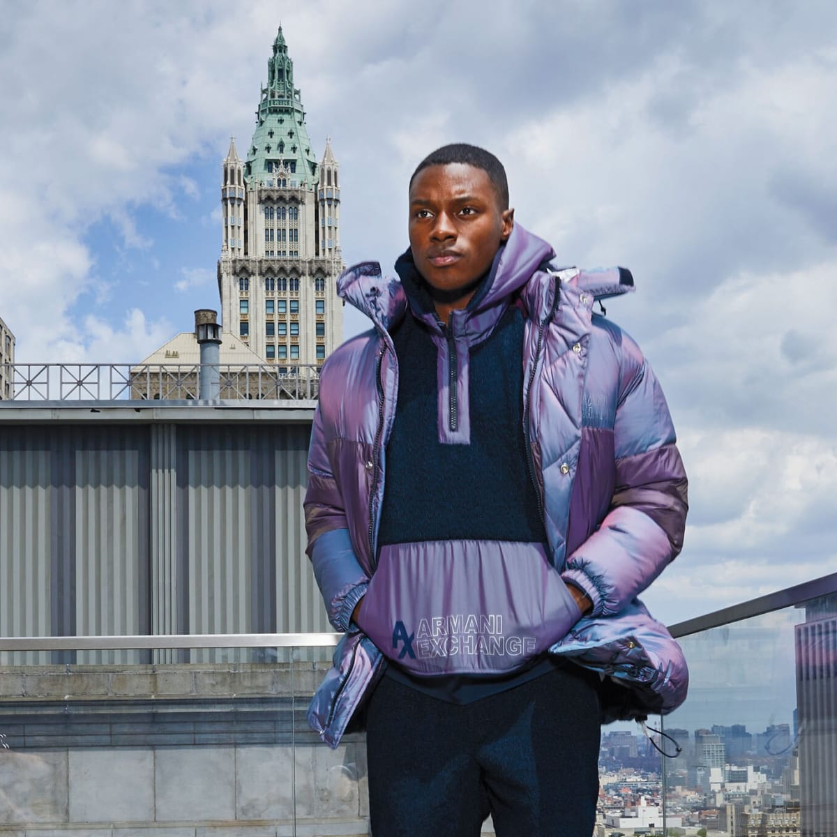 Armani exchange puffer jacket mens cheap