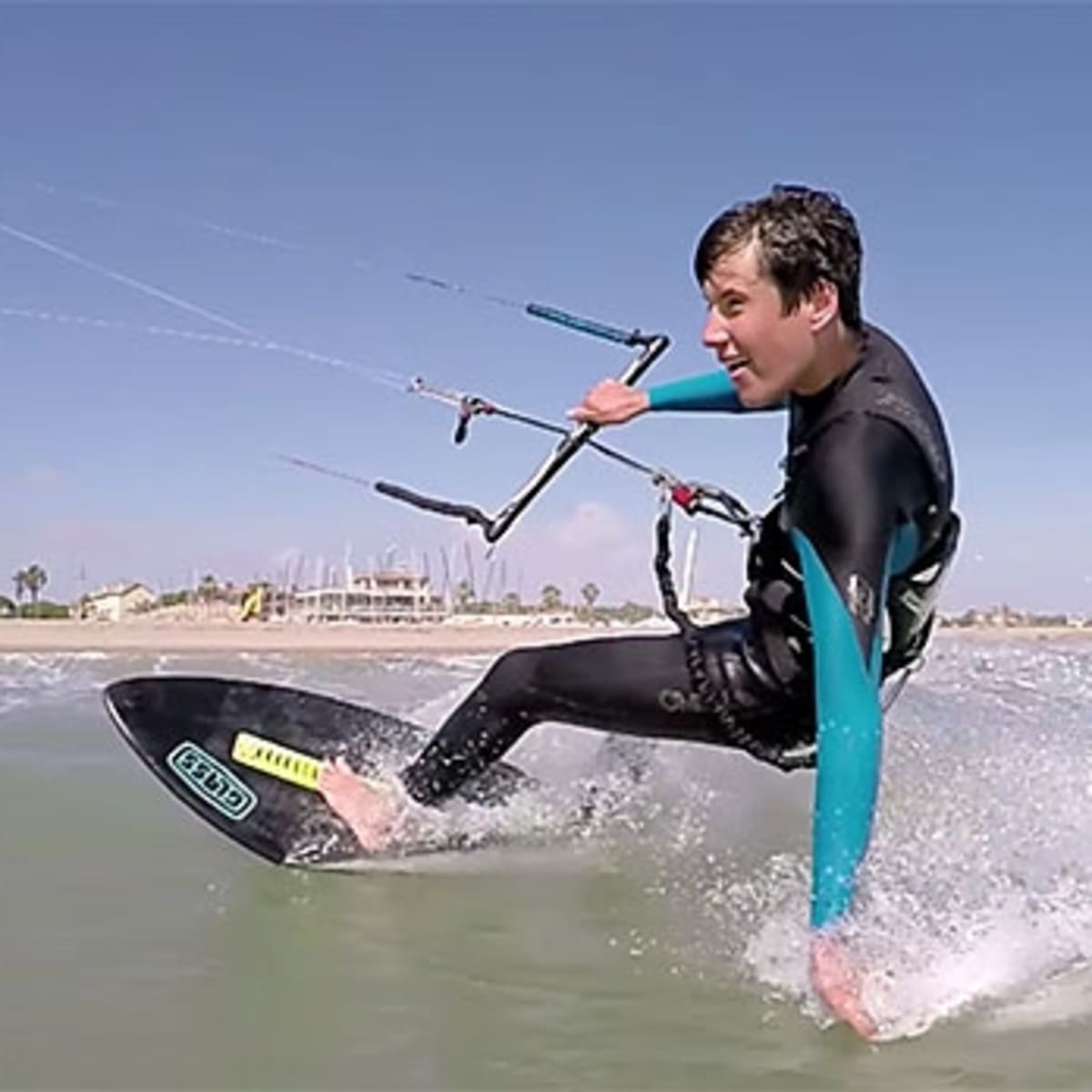 Watch What Happens When You Add A Kite To A Skimboard Men s Journal