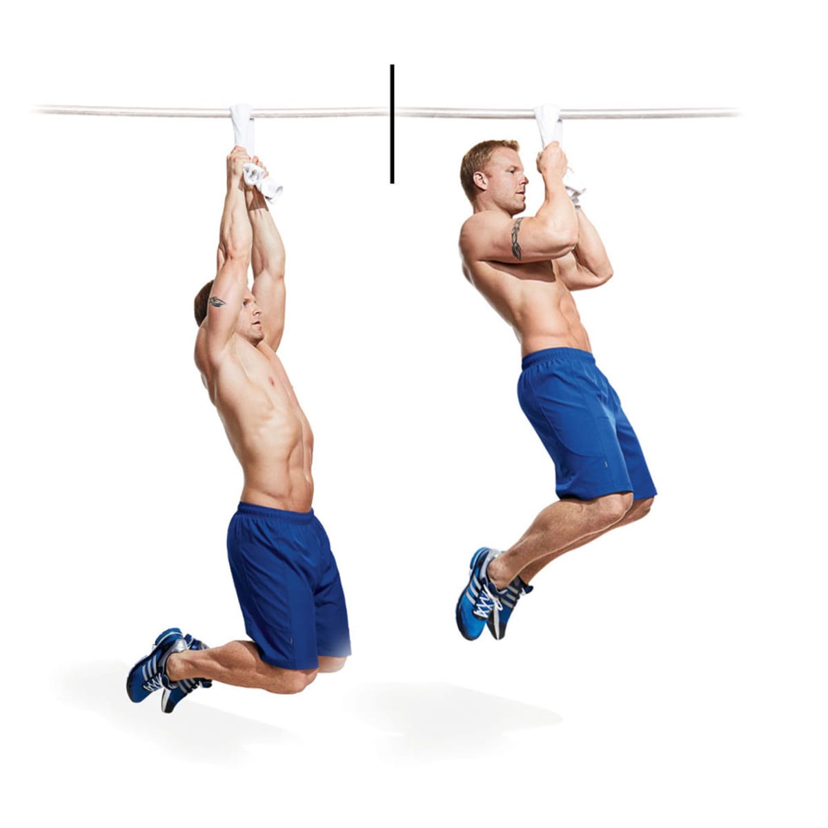 Tired of regular pullups Try towel pullups instead. Men s Journal