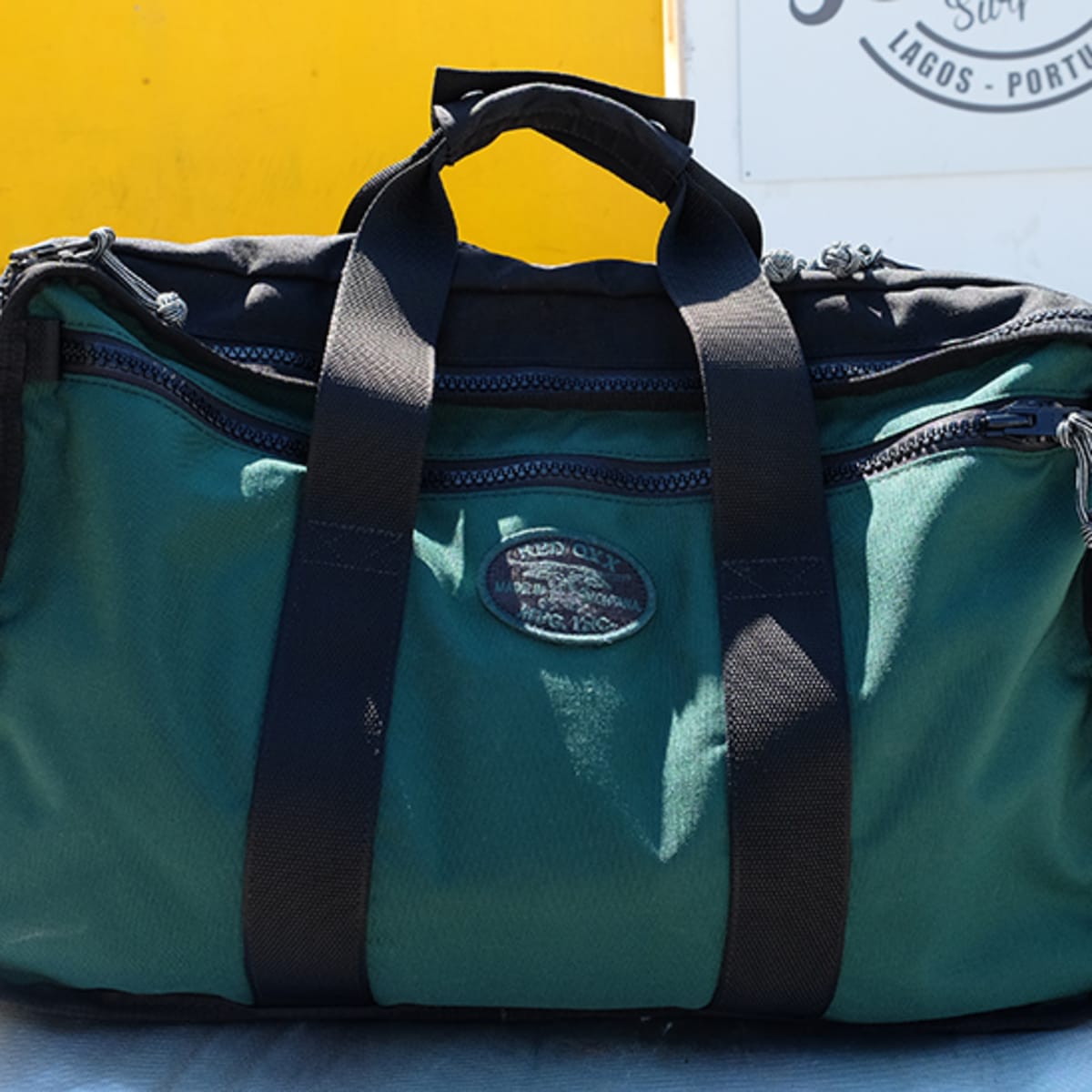 Red ox luggage top