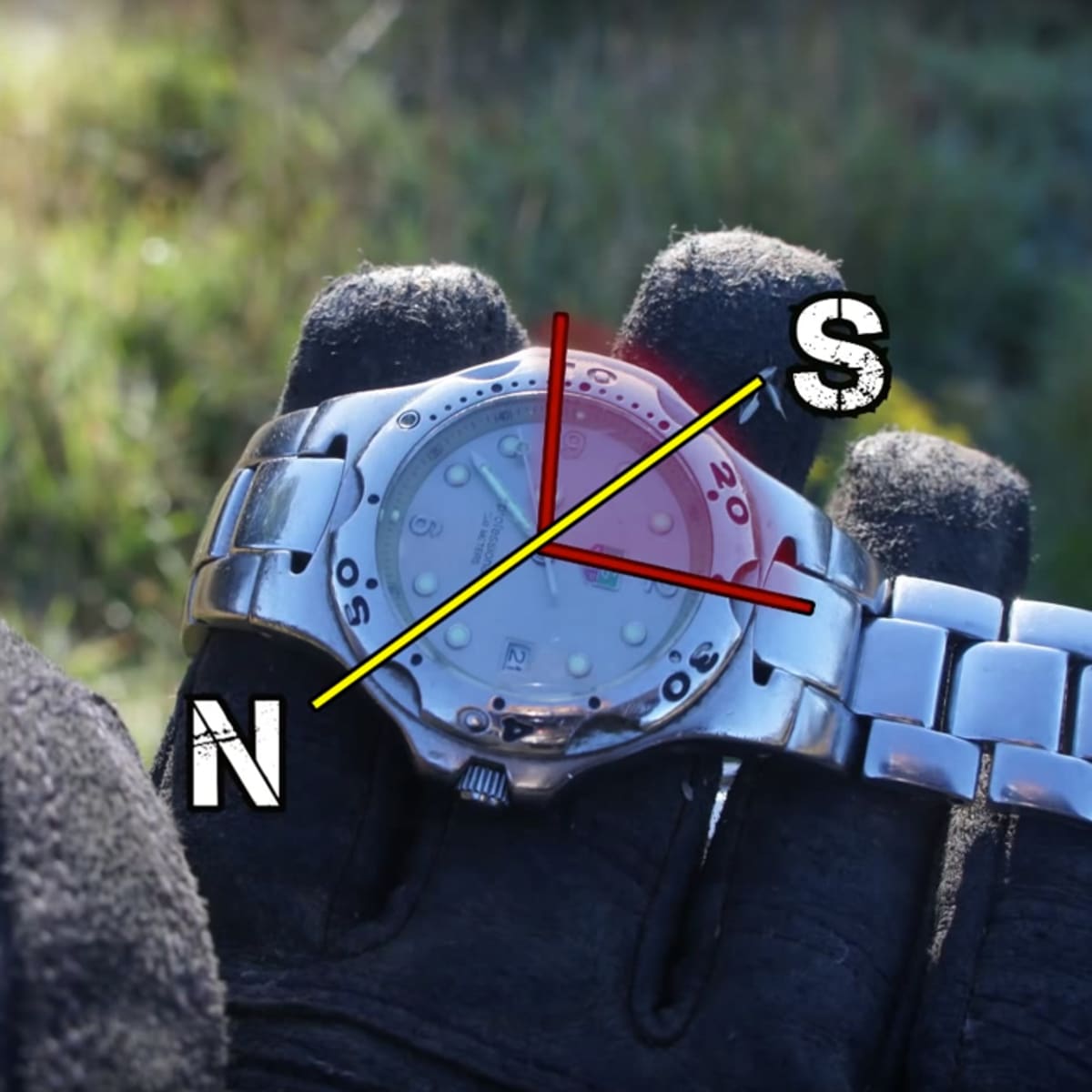 How to use your watch as a compass Men s Journal