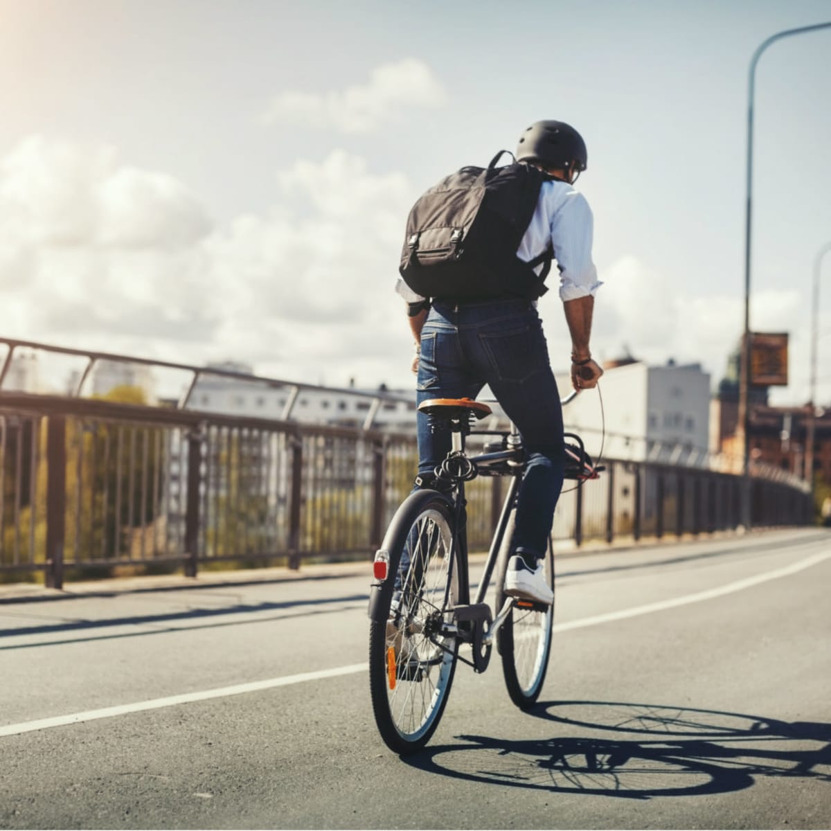 Bike to shop work backpack