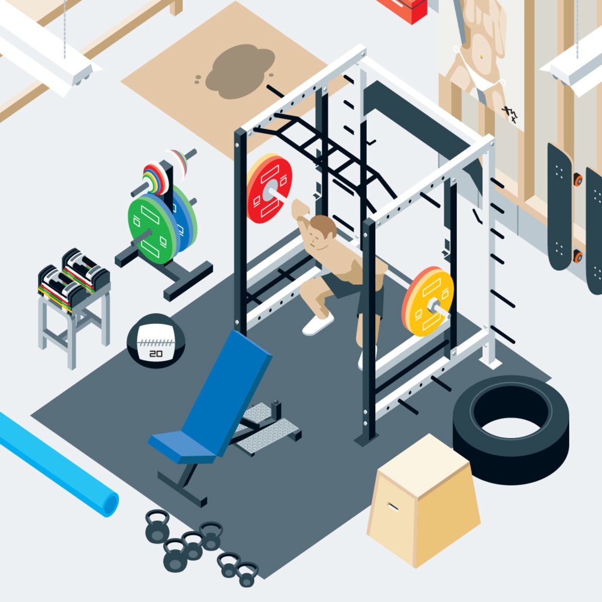 Things to have discount in home gym