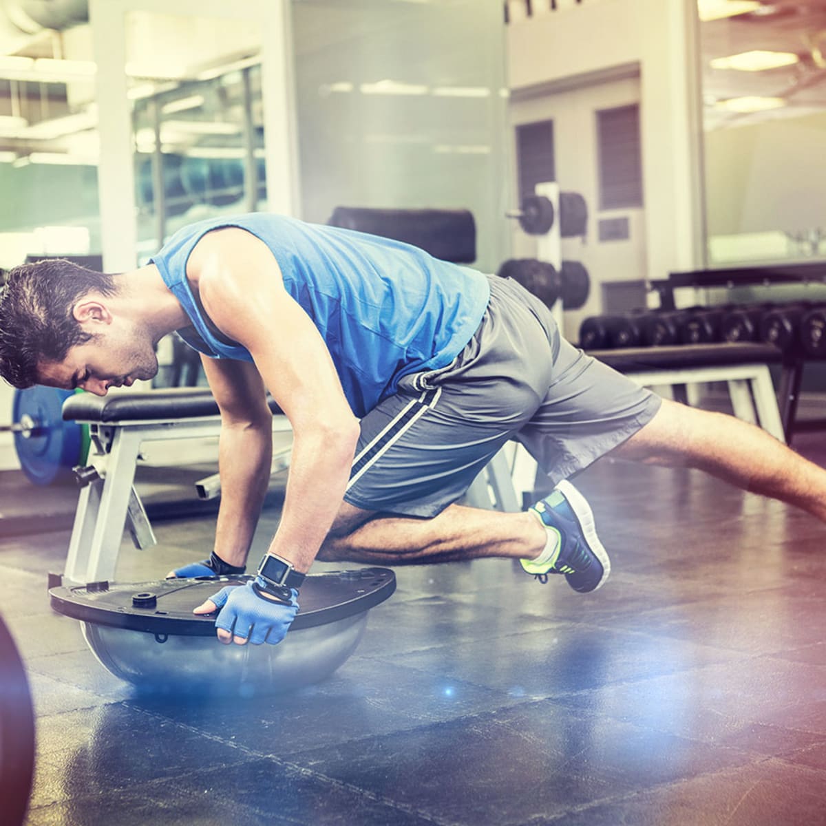 Bosu ball sales arm workout