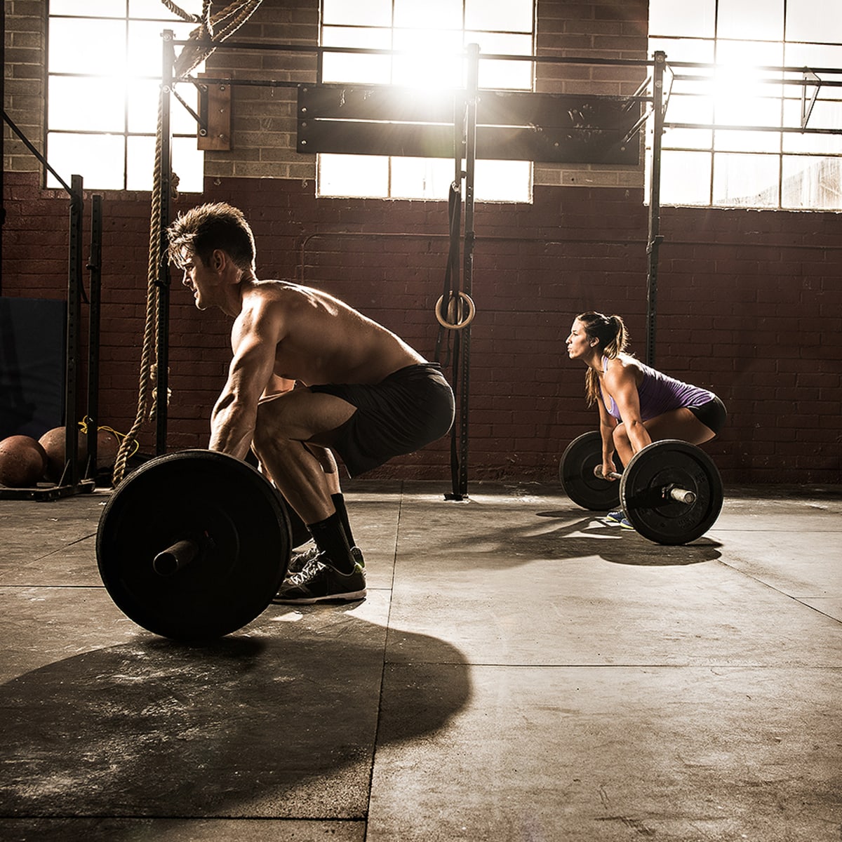 Crossfit barbell online and weight set