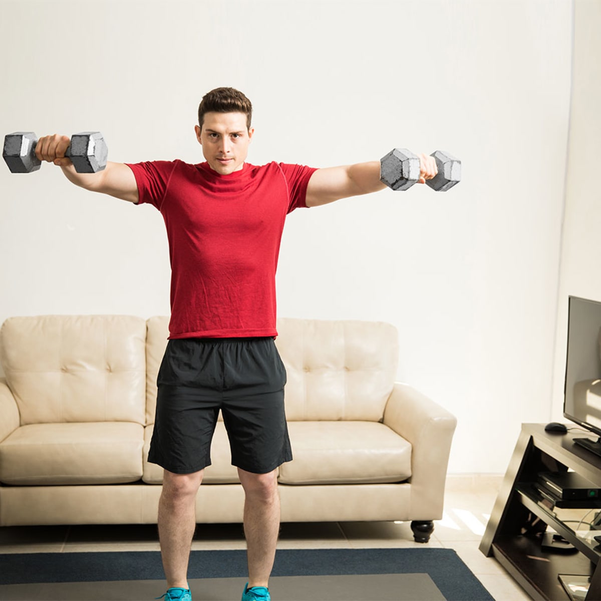 Shoulder workouts sales dumbbells only