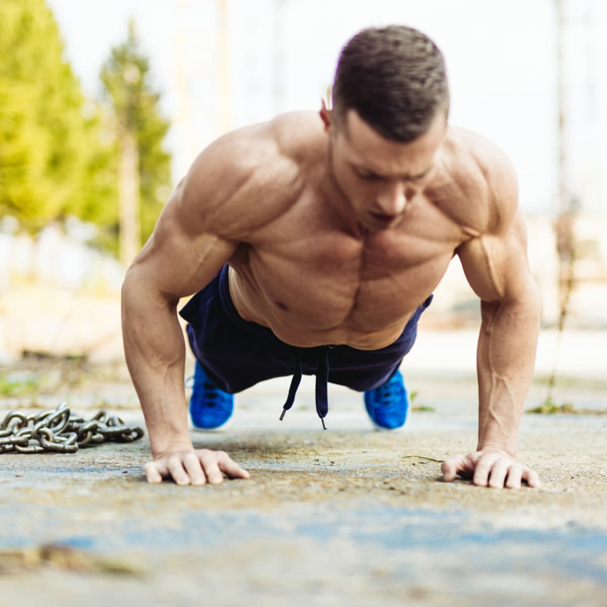 Push ups sales for bigger biceps
