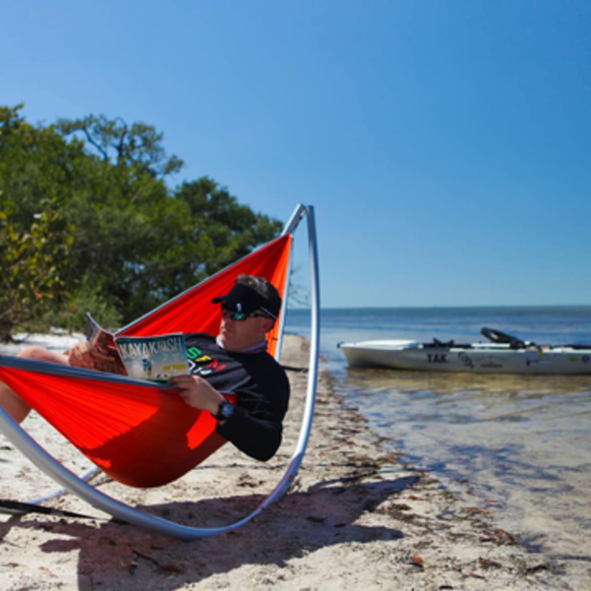 Beach hammock stand 2025