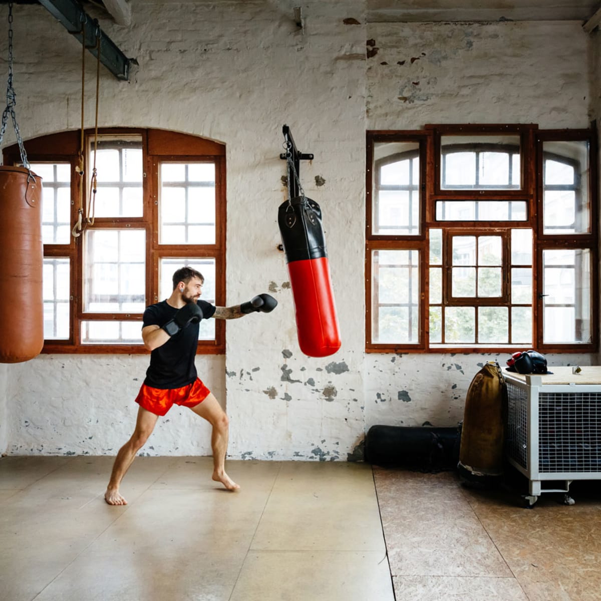 Best home best sale boxing gym equipment