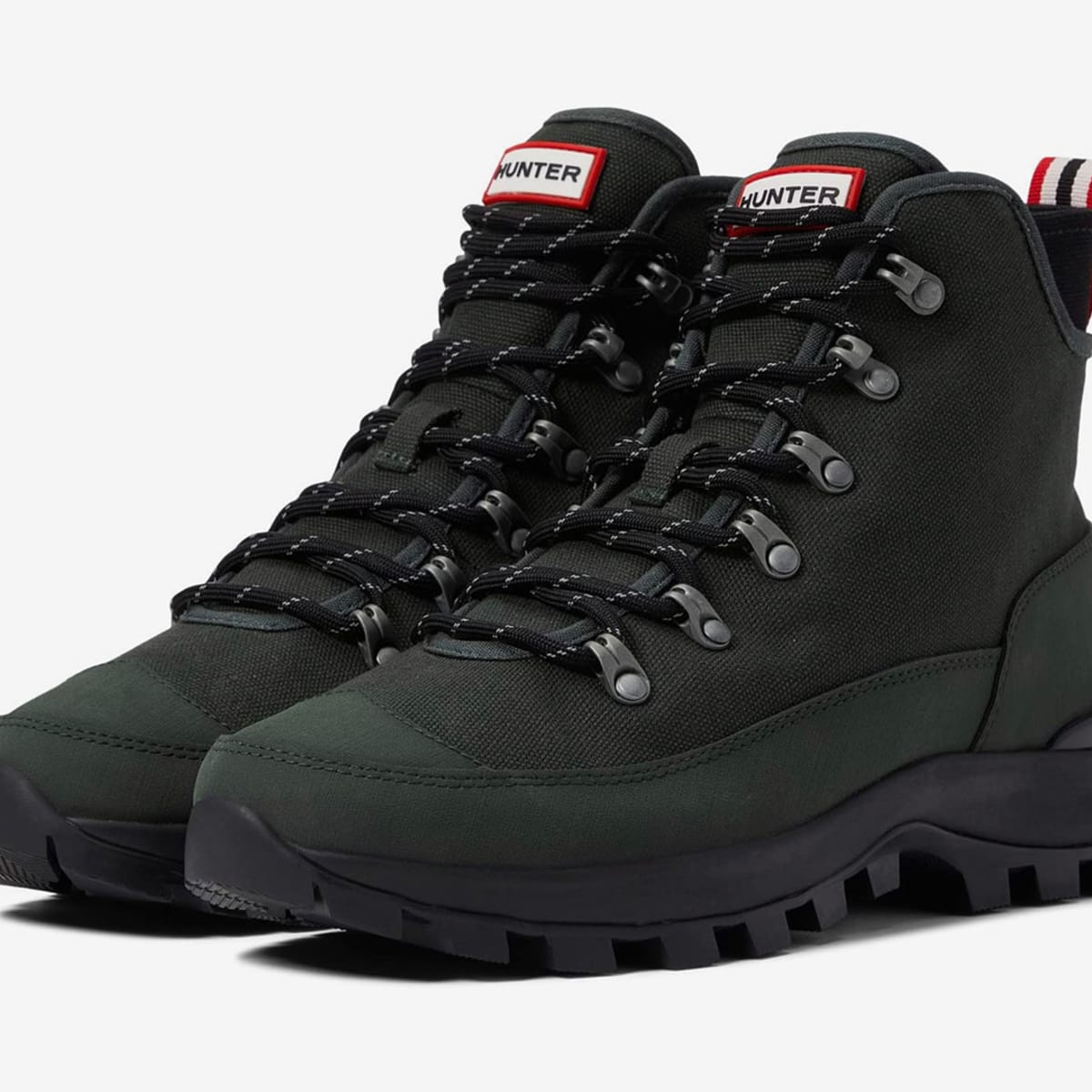 Hunter canvas boots store