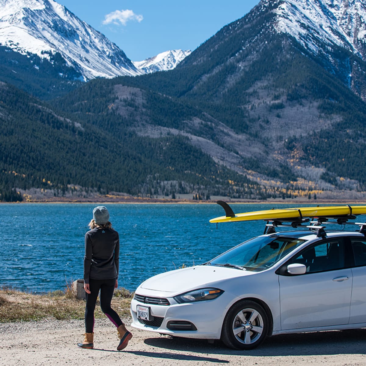 Paddle board sales on car