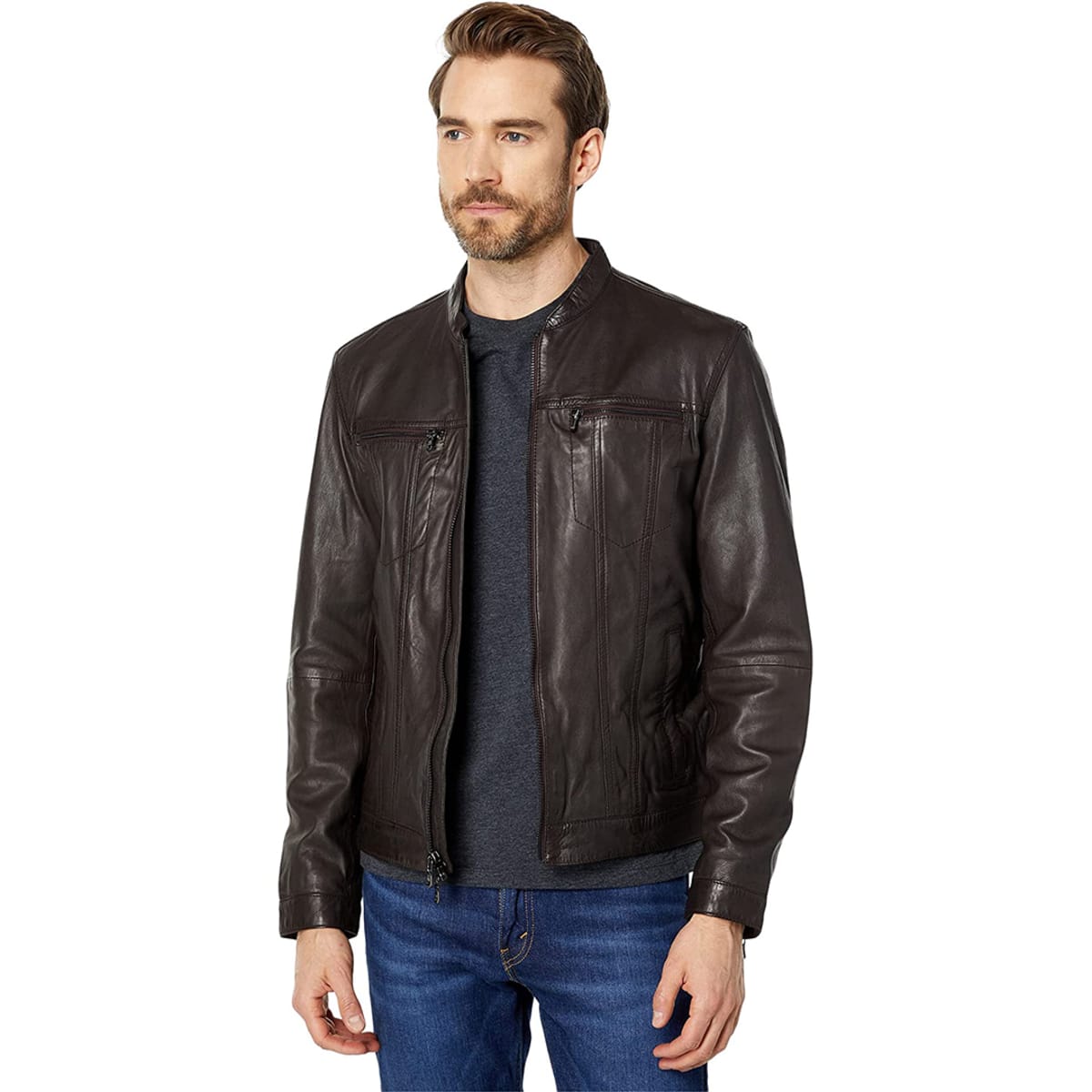 You Can t Beat The Style of This John Varvatos Leather Jacket