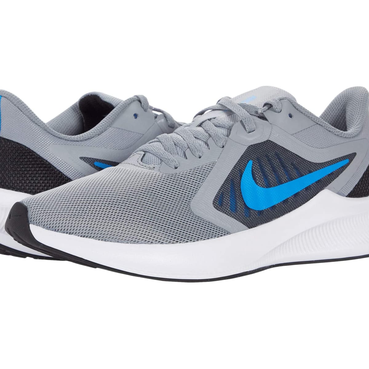 Nike blue shop grey running shoes