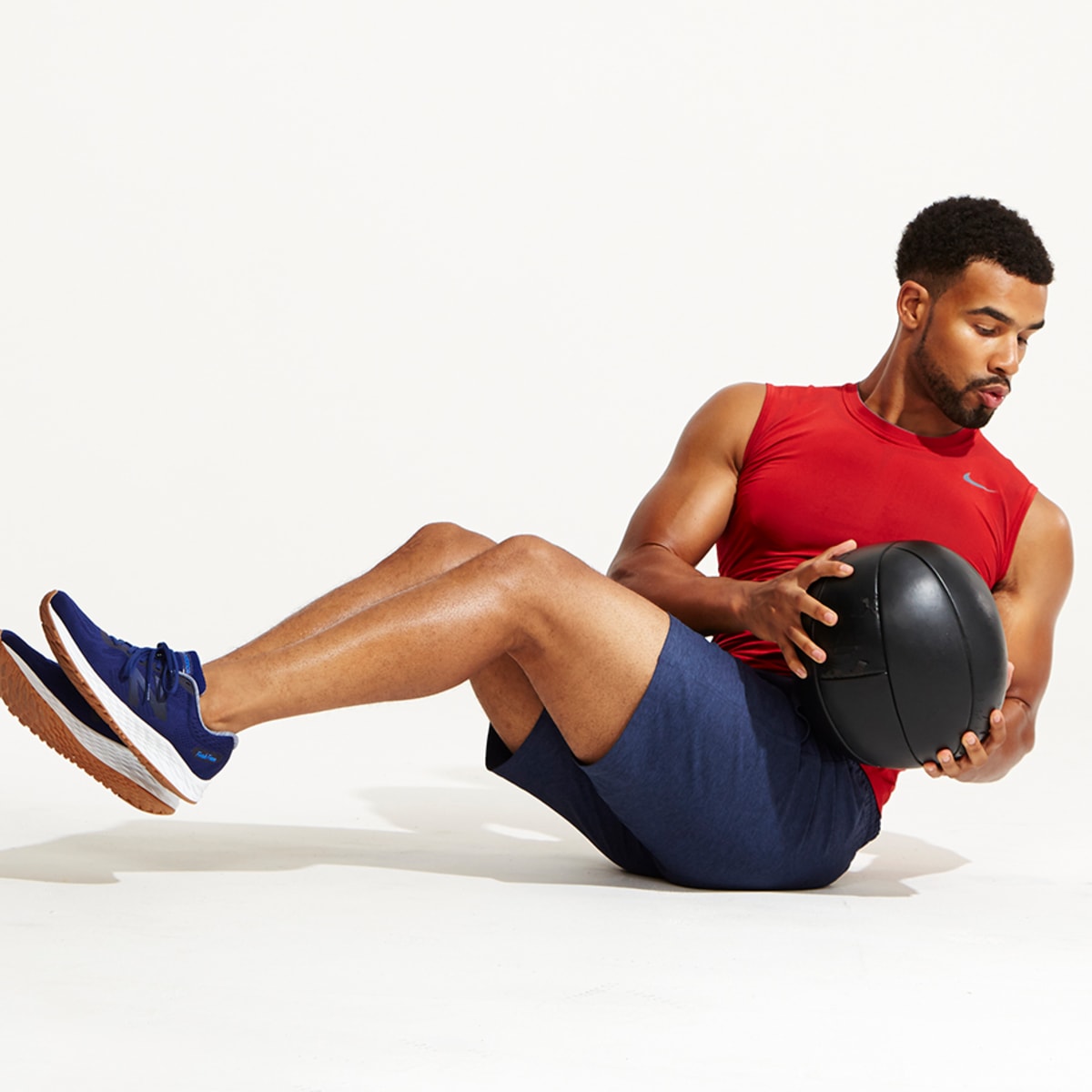 Weight ball clearance with handle workouts