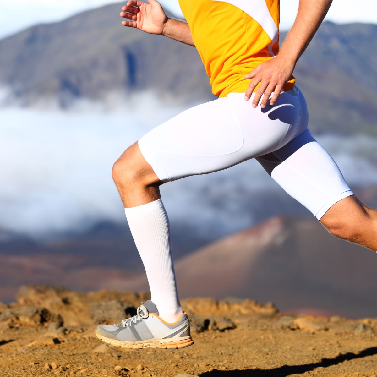 Compression shorts clearance to prevent chafing