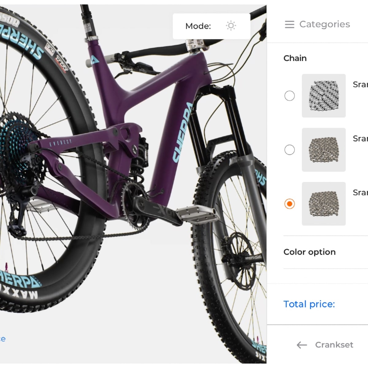 Custom mountain deals bike builder