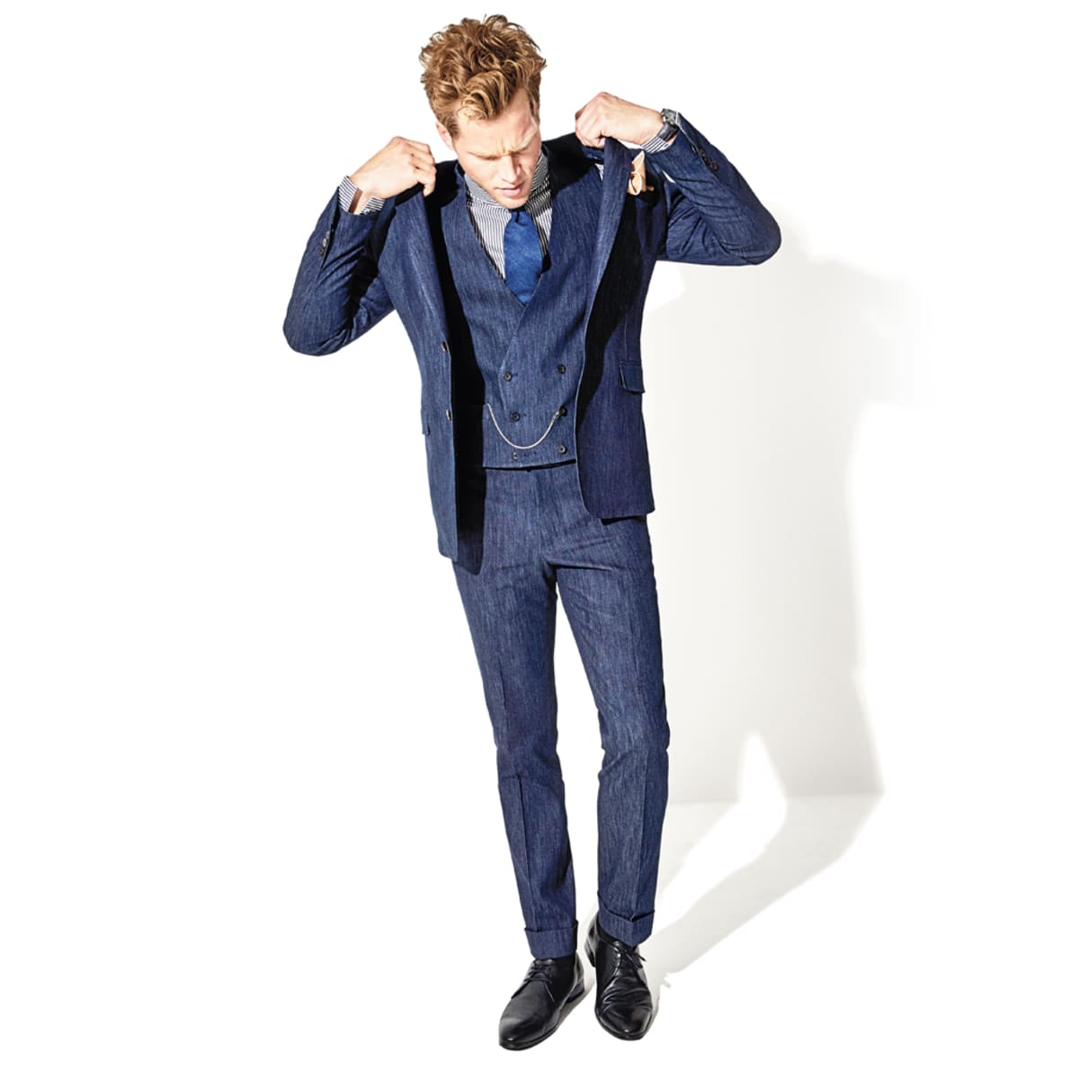 Yes Men Are Wearing Denim Suits Now Men s Journal