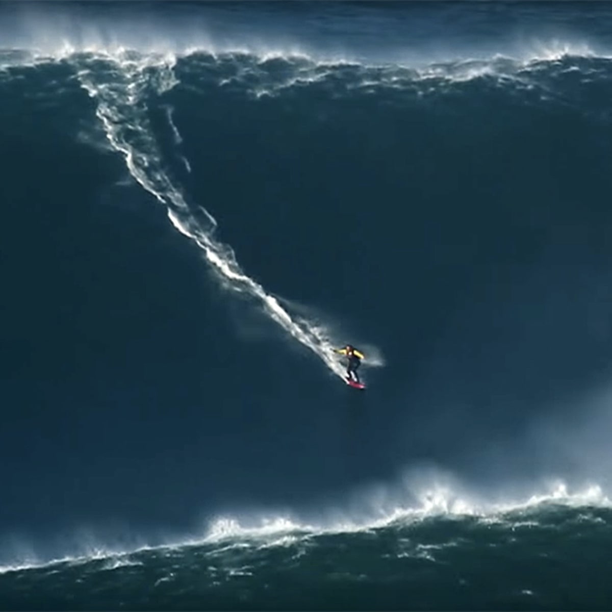 World record online wave surfed
