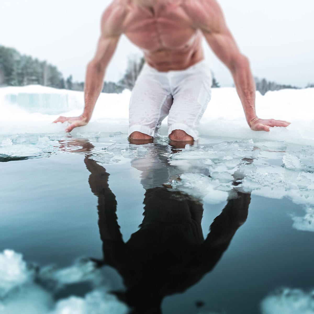 Does swimming in cold outlet water help you lose weight