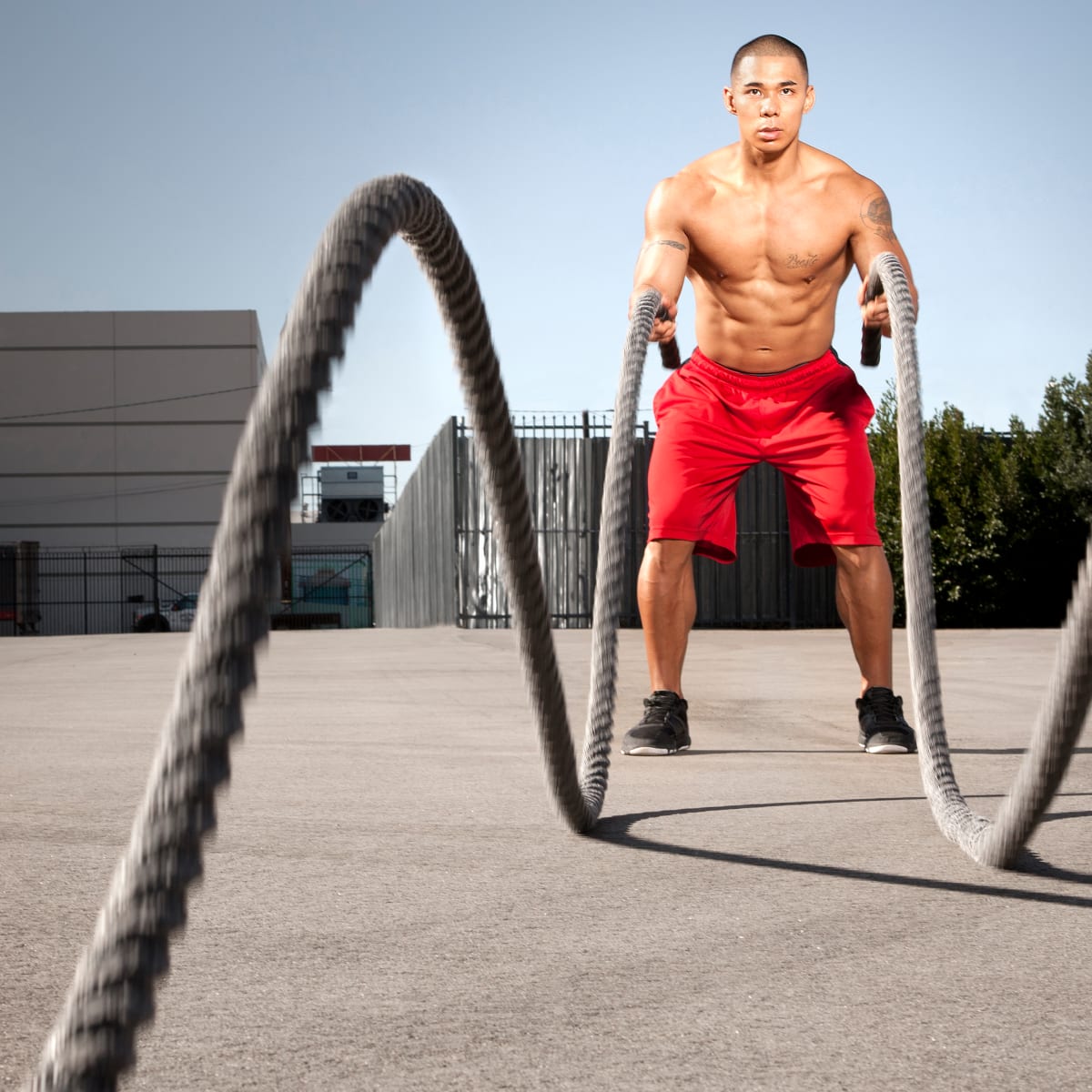 Gym rope deals exercise name