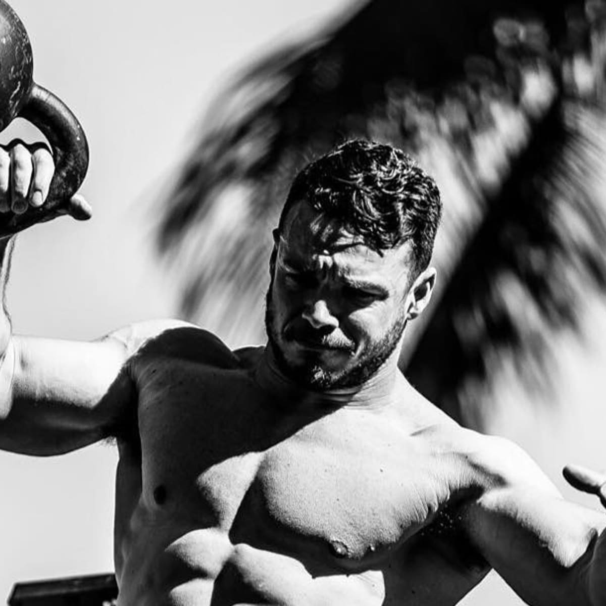At home shop wods with kettlebell