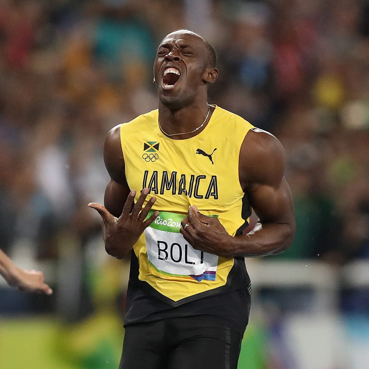 Usain bolt running t shirt on sale