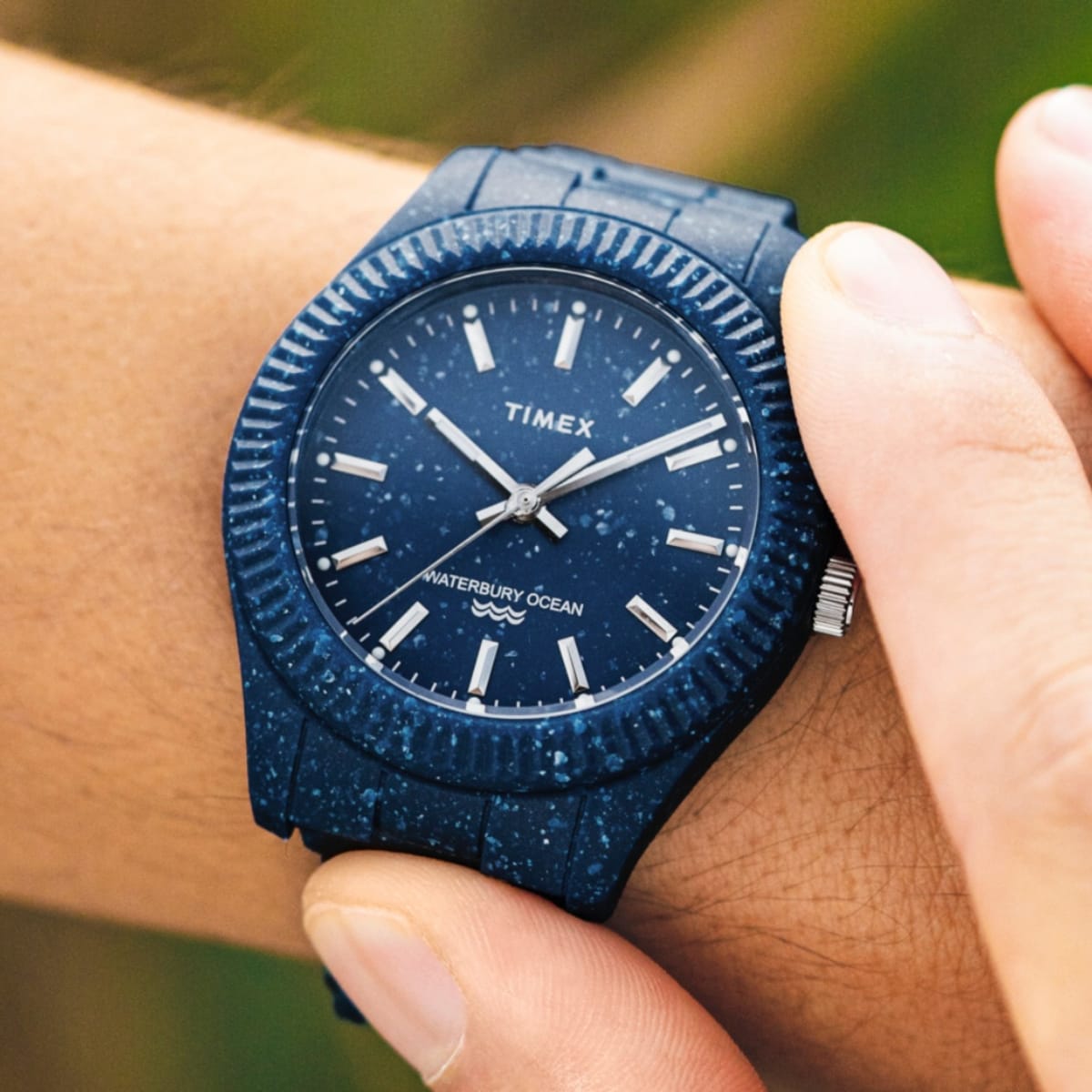 Timex waterbury blue dial best sale