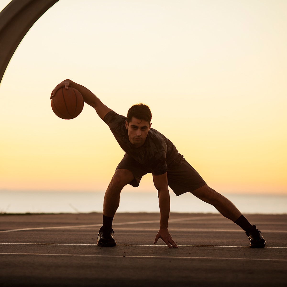 Basketball players exercise clearance