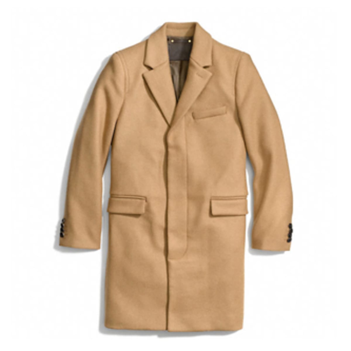 Mens full outlet length topcoat