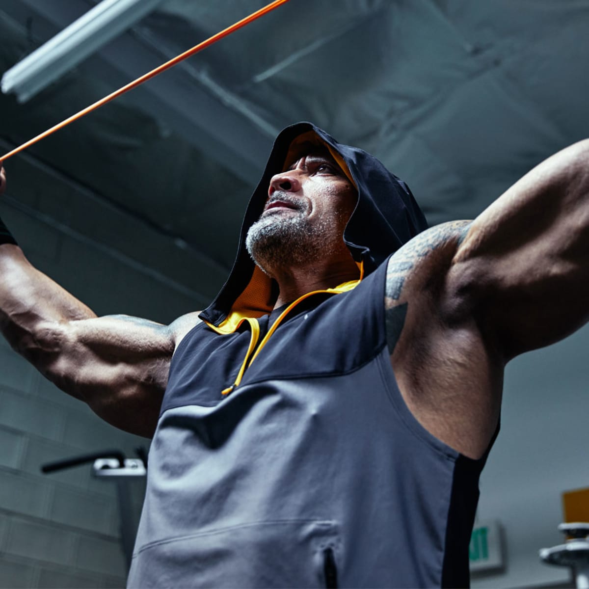 Dwayne johnson sales sleeveless hoodie