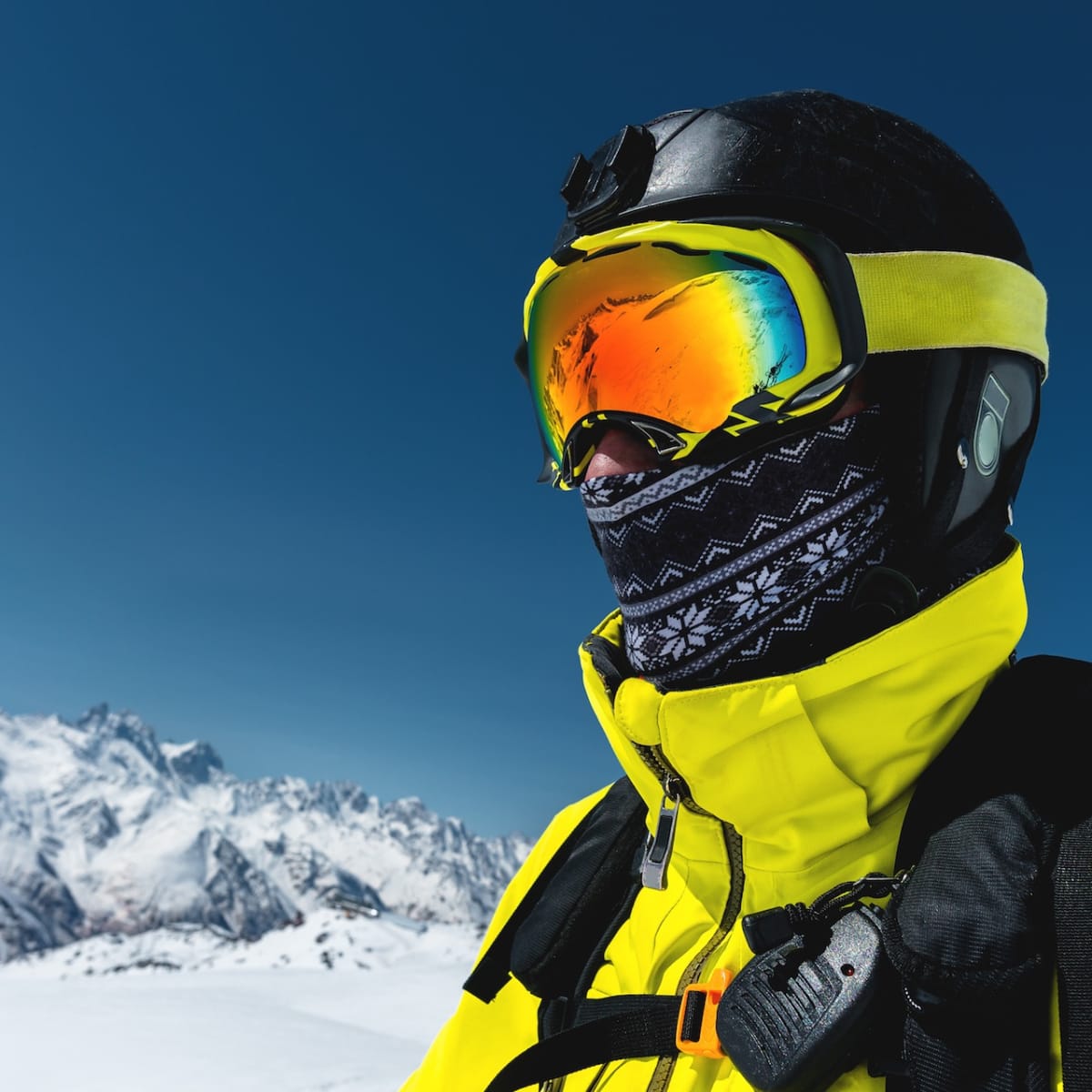 Ski mask and goggles store