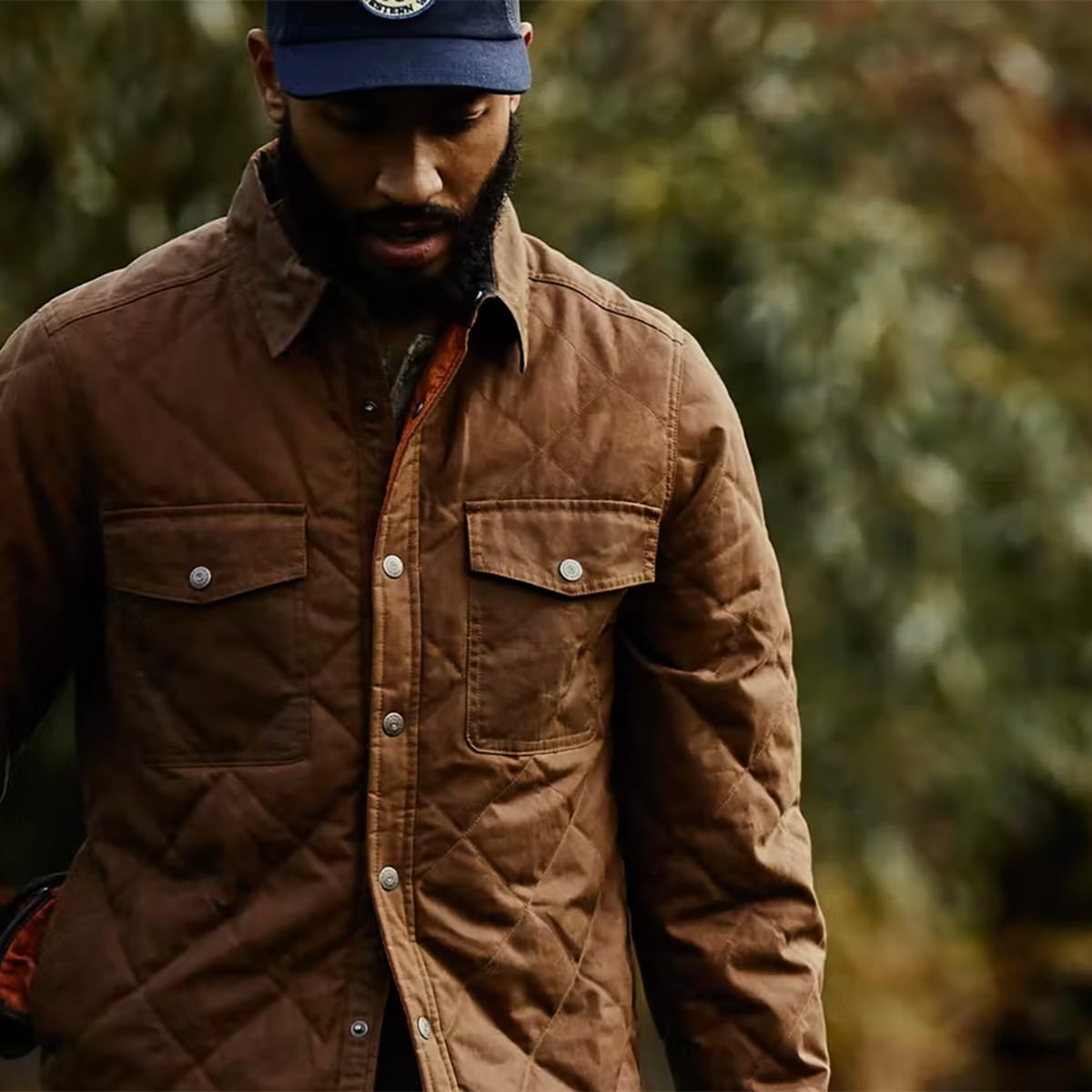Waxed online shirt jacket