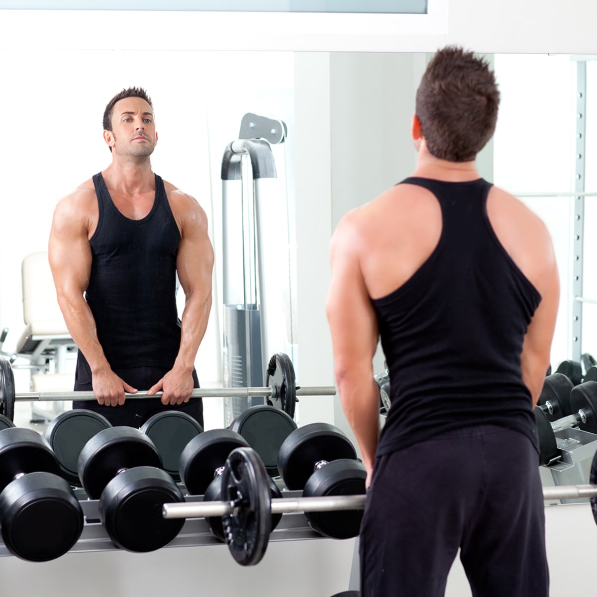 Strength training store mirror