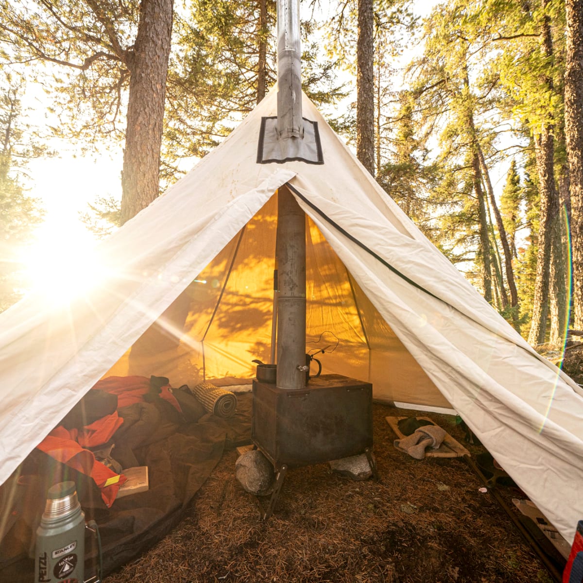 Canvas best sale hot tent