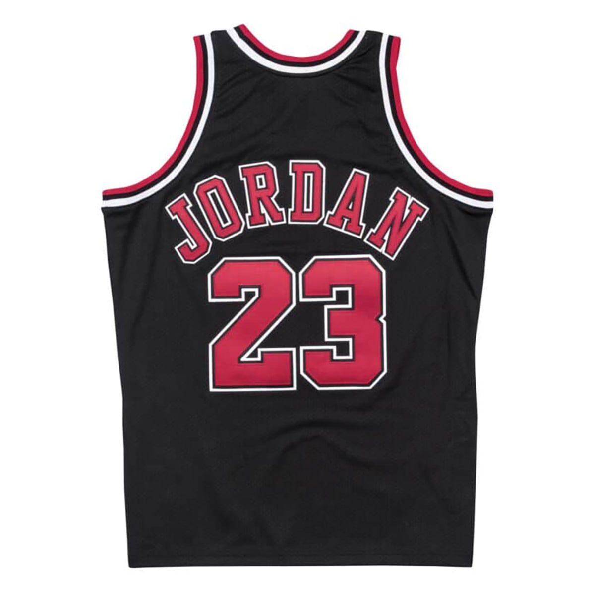 Black and red jordan jersey shop