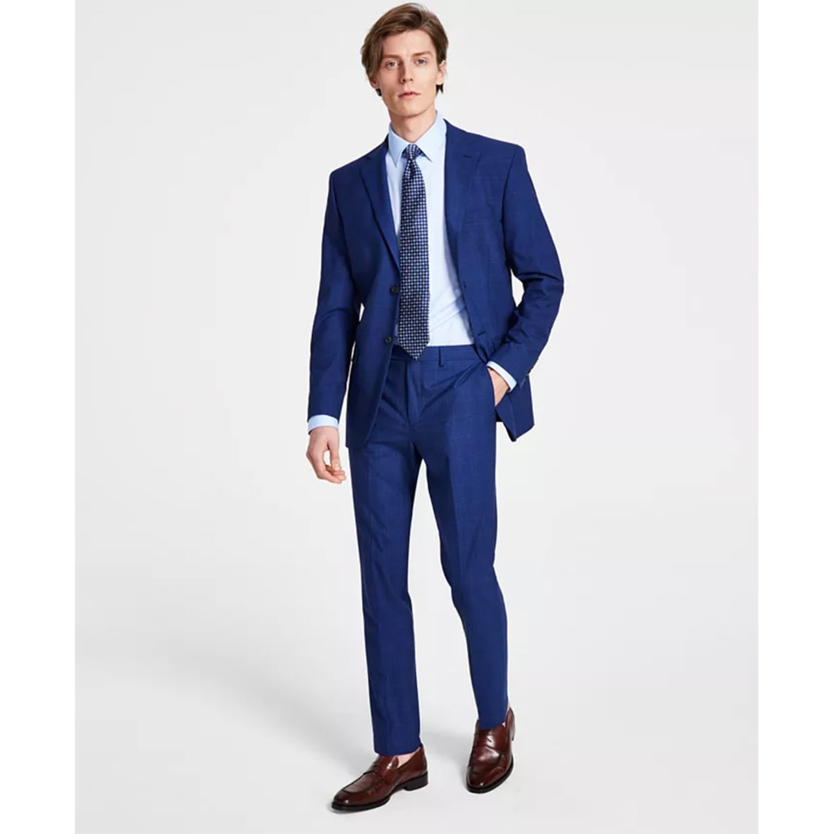 Save 66 on This DKNY Modern Fit Stretch Suit at Macy s Men s