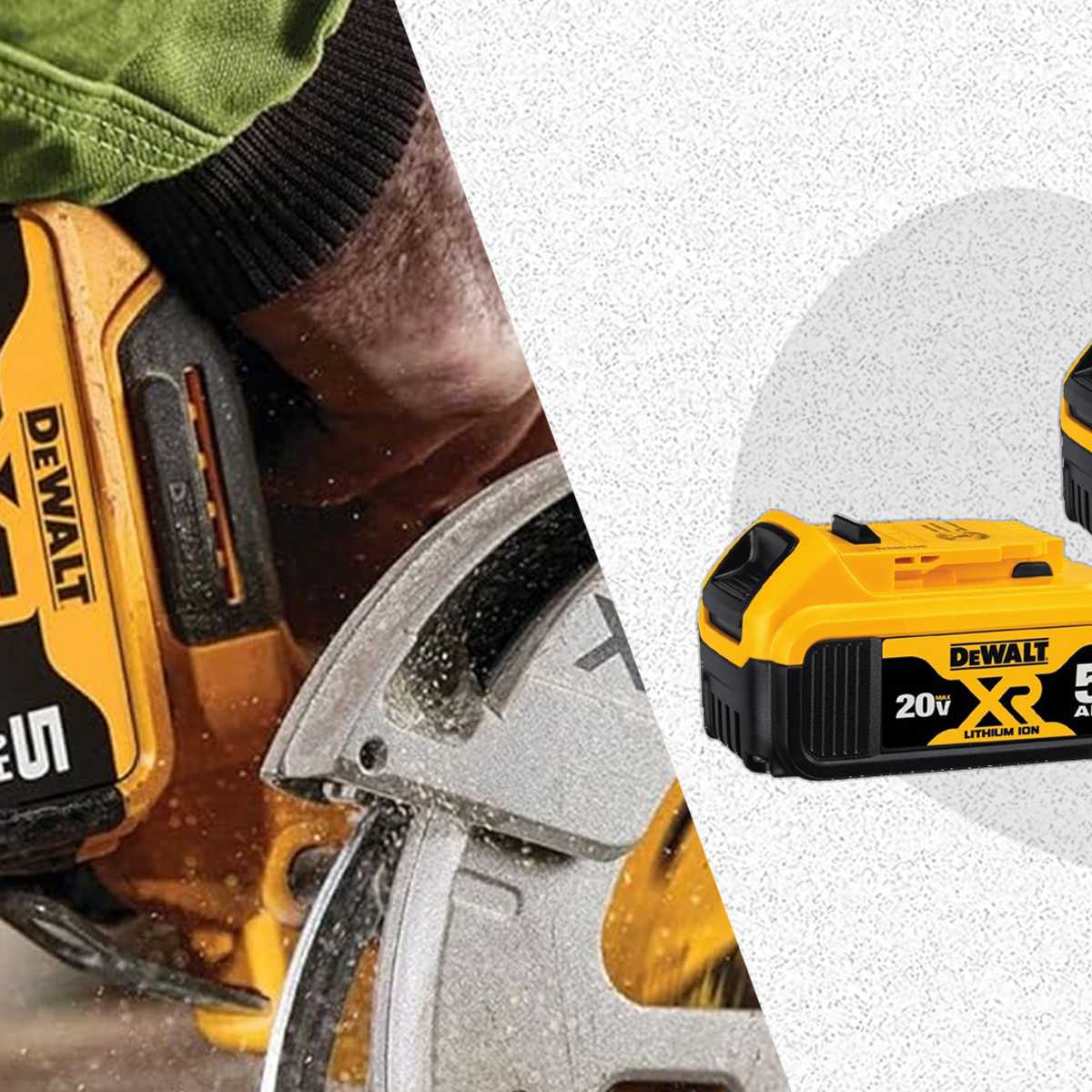 DeWalt 20V Max XR 5Ah Batteries Are 52 Off for Black Friday Men s Journal