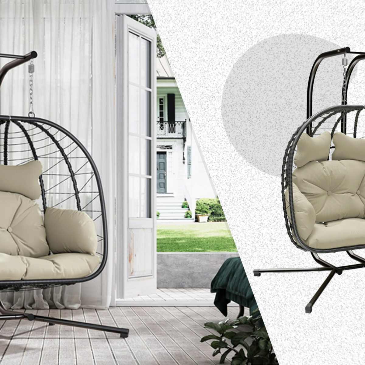 Walmart double swing chair 2025