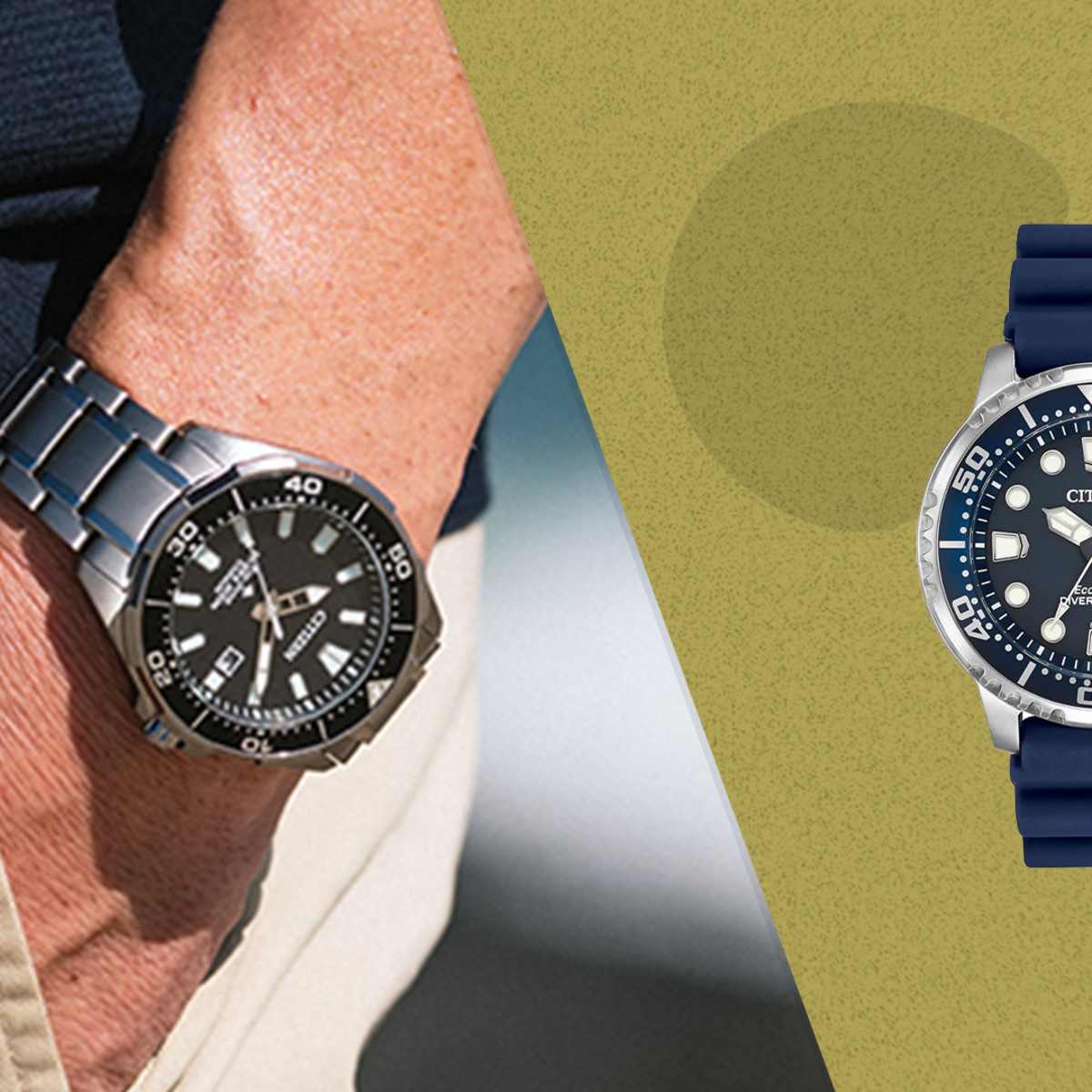 The Citizen Promaster Dive Eco Drive Watch Is 180 Off Men s Journal