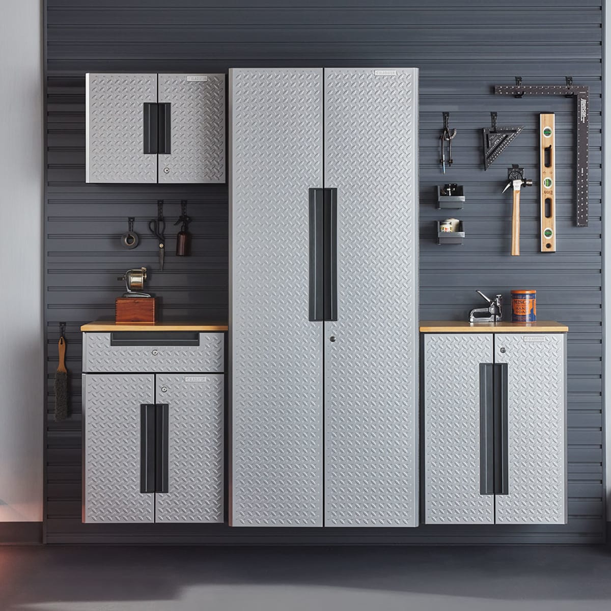 Gladiator Garage Flex Cabinet Systems Sporting Goods Savior