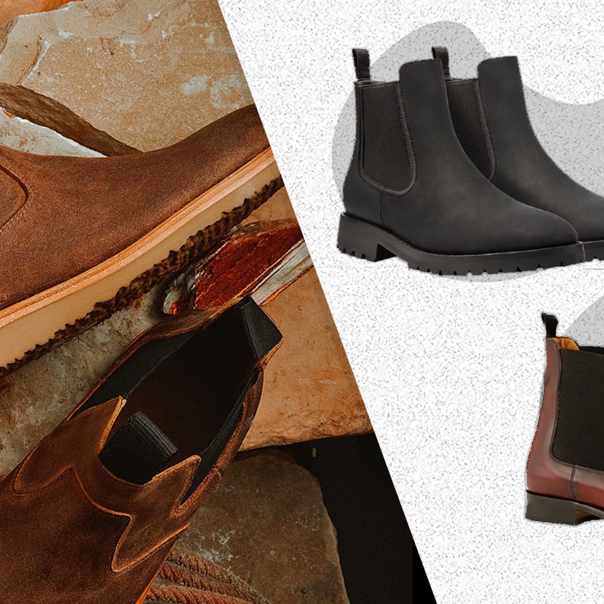 Best black leather cheap chelsea boots